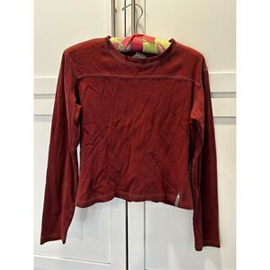 The North Face A5 Series Long Sleeve Base Layer Top Maroon Women’s Sz M